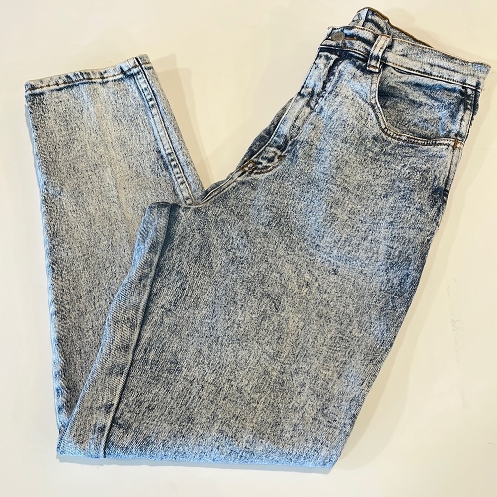 Jordache High-Rise Acid Wash Light Blue Jeans